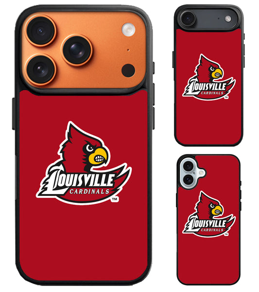 Louisville Cardinals Red iPhone Air | iPhone 17 | 17 Pro | 17 Pro Max Case