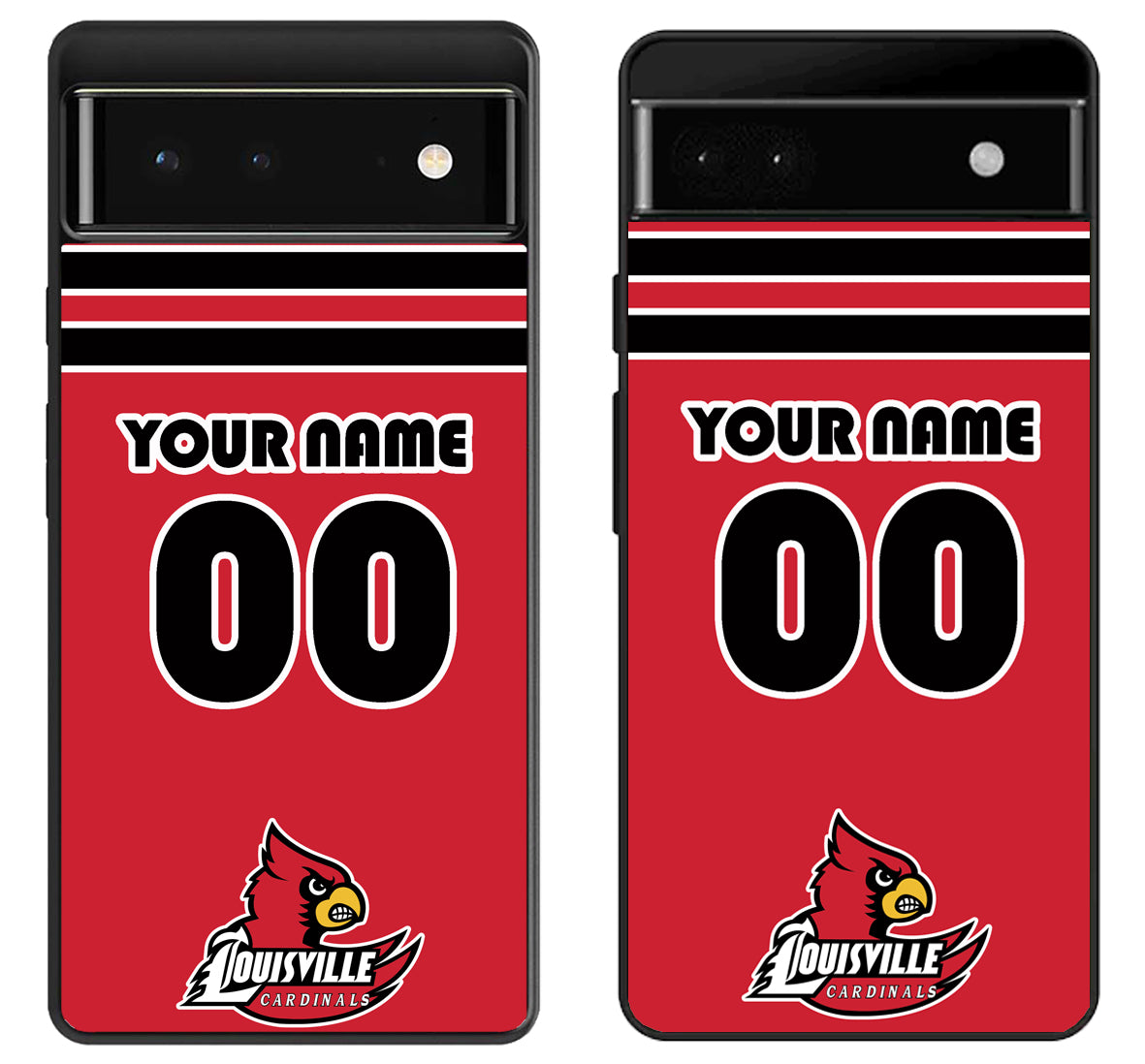Custom Personalized Louisville Cardinals Google Pixel 6 | 6A | 6 Pro Case