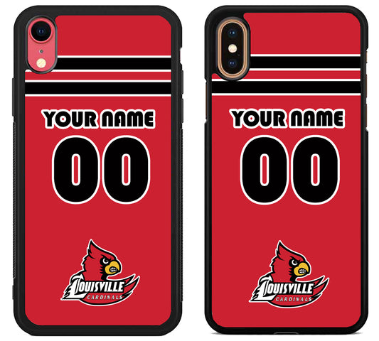 Custom Personalized Louisville Cardinals iPhone X | Xs | Xr | Xs Max Case