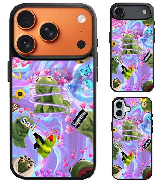 Love Kermit The frog iPhone Air | iPhone 17 | 17 Pro | 17 Pro Max Case