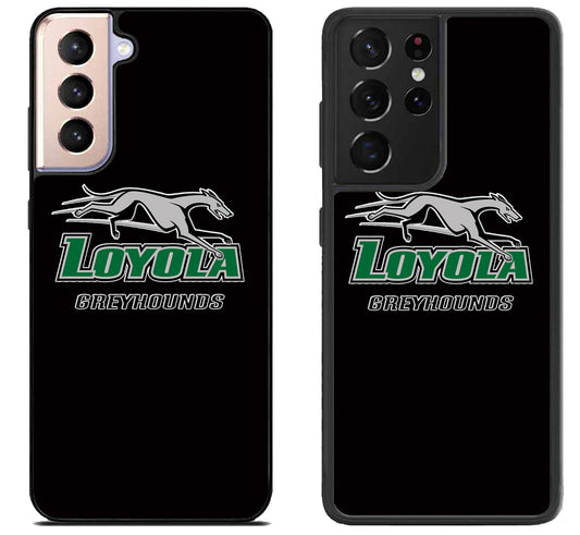 Loyola Maryland Hounds Black Samsung Galaxy S21 | S21 FE | S21+ | S21 Ultra Case
