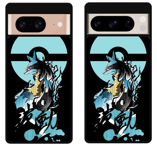 Lucario Pokemon Black Google Pixel 8 | 8 Pro Case