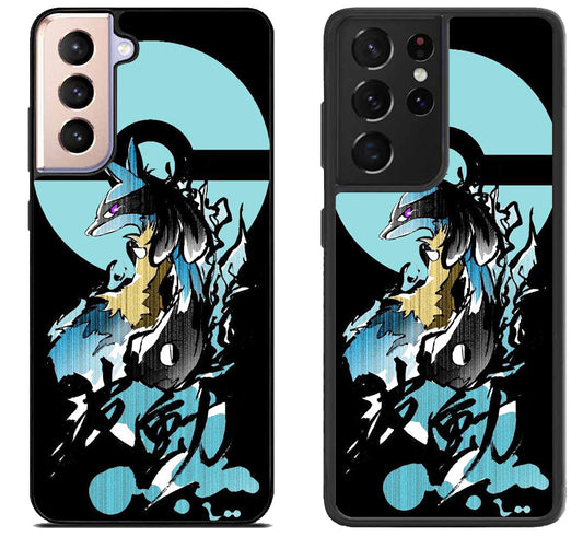 Lucario Pokemon Black Samsung Galaxy S21 | S21 FE | S21+ | S21 Ultra Case