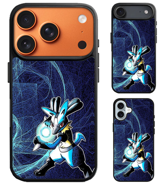 Lucario Pokemon Cover iPhone Air | iPhone 17 | 17 Pro | 17 Pro Max Case