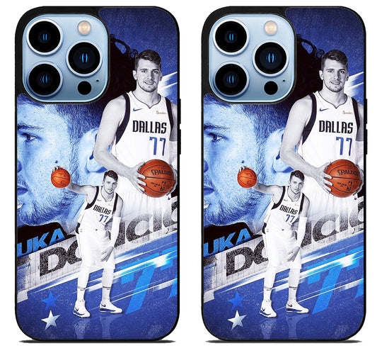 Luka Doncic Collage Dallas Mavericks iPhone 15 Pro | iPhone 15 Pro Max Case