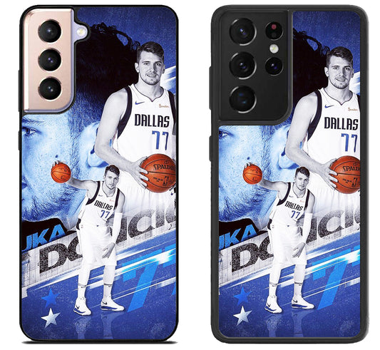 Luka Doncic Collage Dallas Mavericks Samsung Galaxy S21 | S21 FE | S21+ | S21 Ultra Case