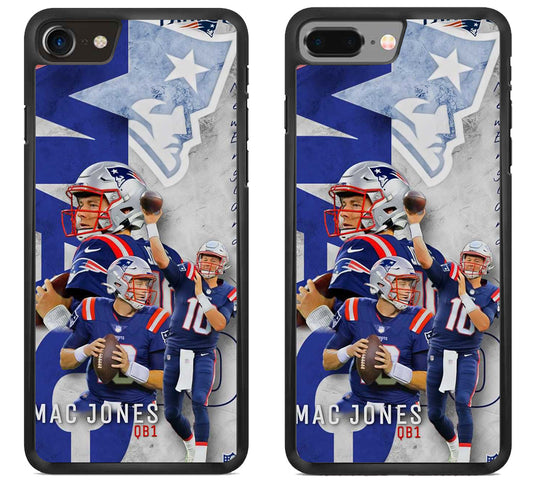 Mac Jones New England Patriots Collage iPhone 8 | 8 Plus Case