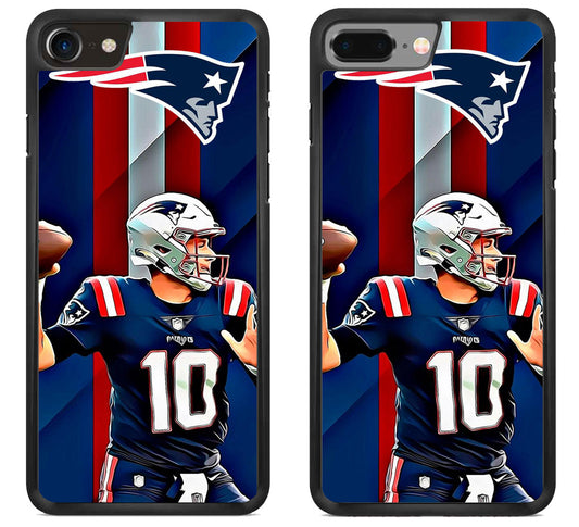 Mac Jones New England Patriots Style iPhone 8 | 8 Plus Case