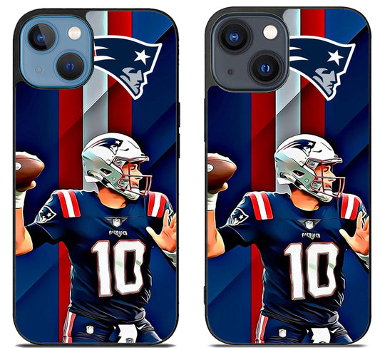 Mac Jones New England Patriots Style iPhone 15 | iPhone 15 Plus Case
