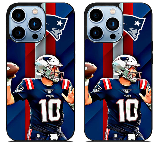 Mac Jones New England Patriots Style iPhone 15 Pro | iPhone 15 Pro Max Case