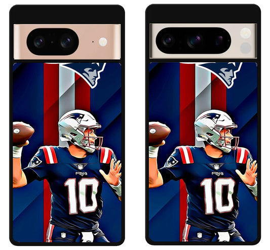 Mac Jones New England Patriots Style Google Pixel 8 | 8 Pro Case