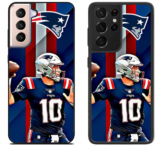 Mac Jones New England Patriots Style Samsung Galaxy S21 | S21 FE | S21+ | S21 Ultra Case