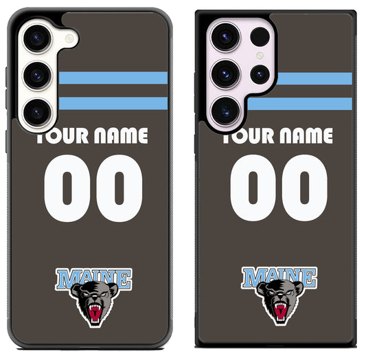 Custom Personalized Maine Black Bears Samsung Galaxy S23 | S23+ | S23 Ultra Case