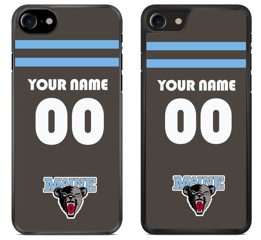 Custom Personalized Maine Black Bears iPhone SE 2020 | iPhone SE 2022 Case