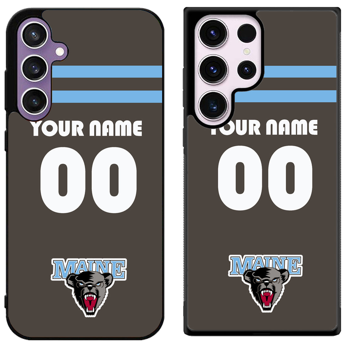Custom Personalized Maine Black Bears Samsung Galaxy S24 | S24+ | S24 Ultra Case