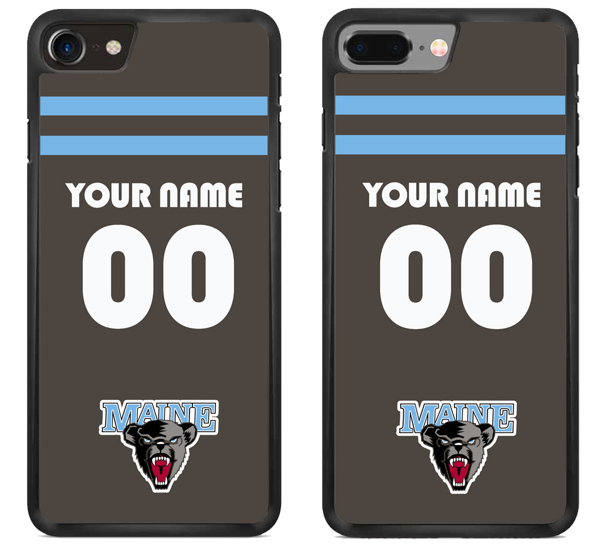 Custom Personalized Maine Black Bears iPhone 8 | 8 Plus Case
