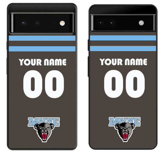 Custom Personalized Maine Black Bears Google Pixel 6 | 6A | 6 Pro Case