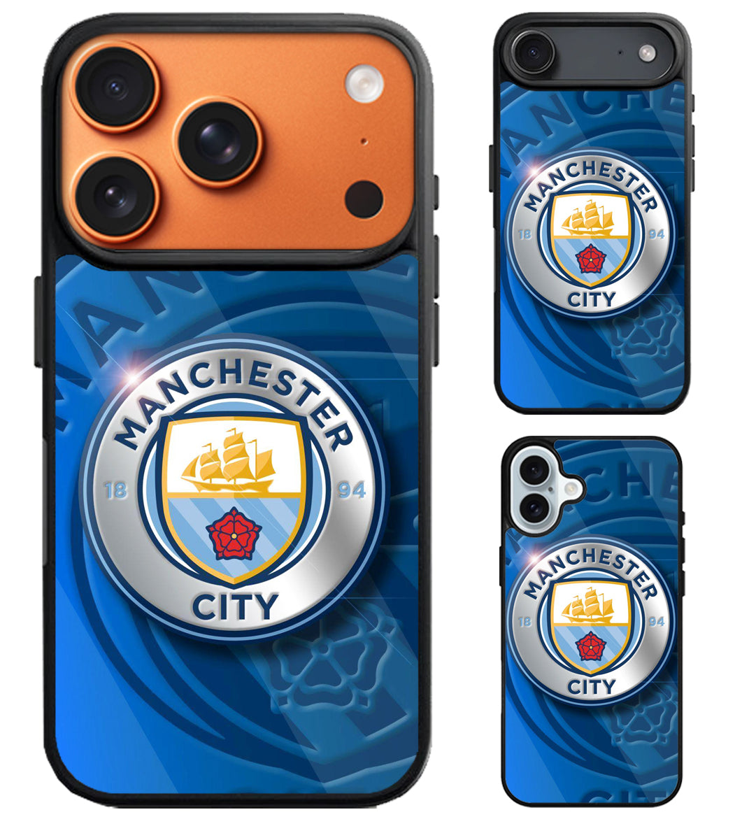 Manchester City Wallpaper iPhone Air | iPhone 17 | 17 Pro | 17 Pro Max Case