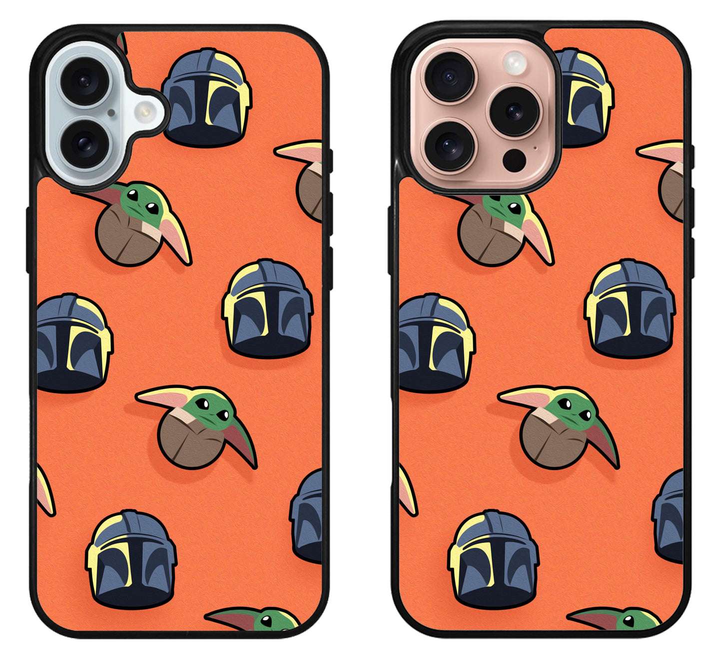 Mandalorian Baby Yoda Collage iPhone 16 | 16 Plus | 16 Pro | 16 Pro Max Case