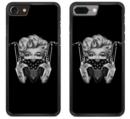 Marilyn Monroe Gangster Black iPhone 8 | 8 Plus Case