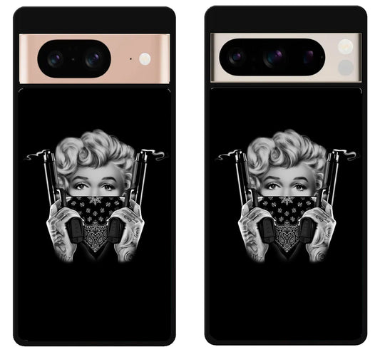 Marilyn Monroe Gangster Black Google Pixel 8 | 8 Pro Case