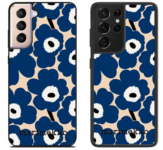 Marimekko Blue Samsung Galaxy S21 | S21 FE | S21+ | S21 Ultra Case
