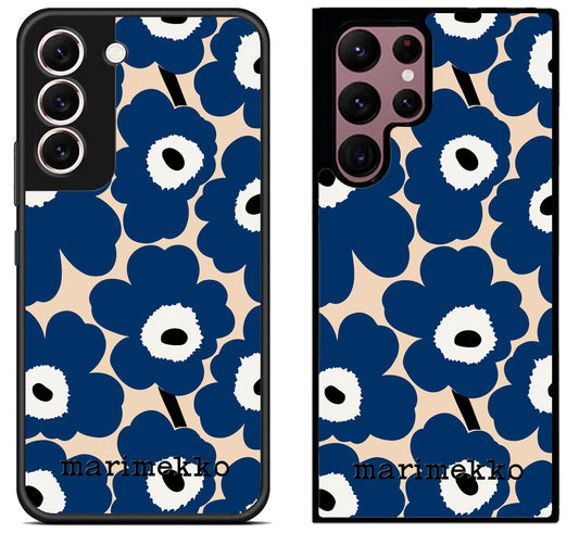 Marimekko Blue Samsung Galaxy S22 | S22+ | S22 Ultra Case