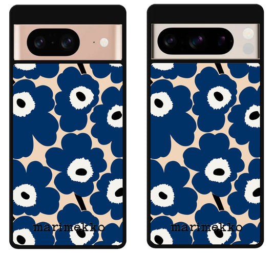 Marimekko Blue Google Pixel 8 | 8 Pro Case