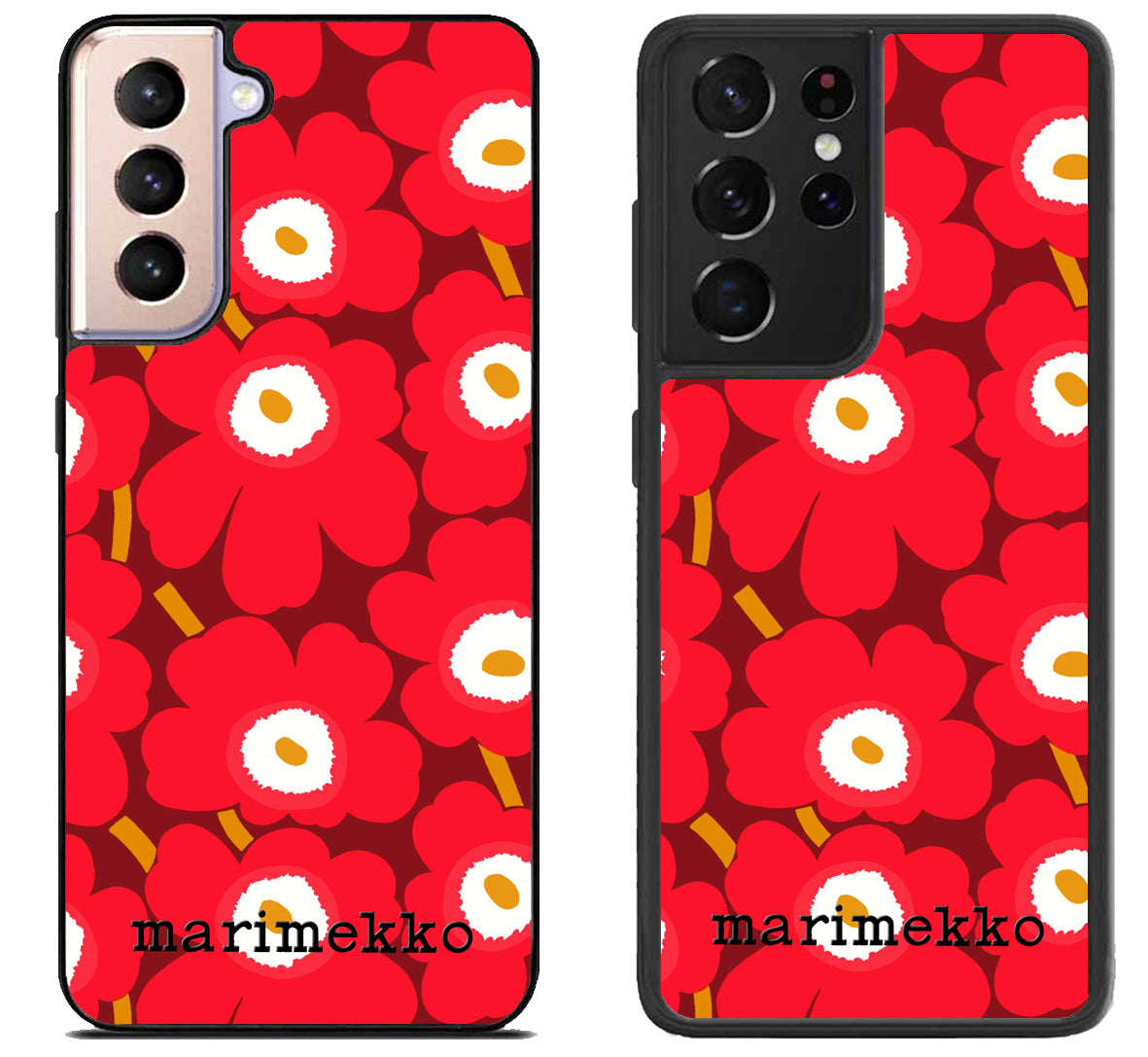 Marimekko Red Samsung Galaxy S21 | S21 FE | S21+ | S21 Ultra Case