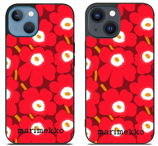 Marimekko Red iPhone 15 | iPhone 15 Plus Case