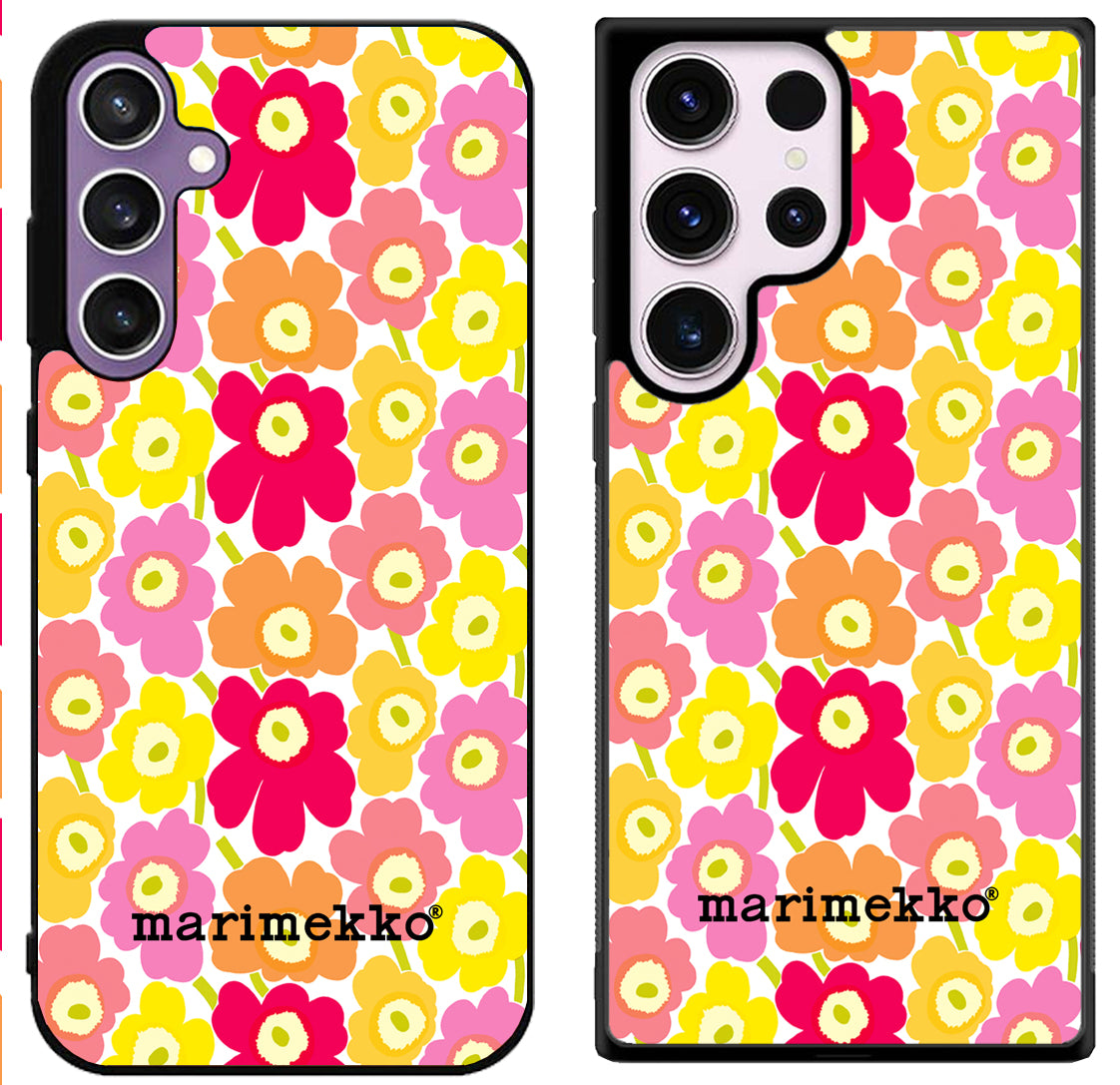 24SS■marimekko■Galaxy S24 Dual Layer スマホケース ピンク 