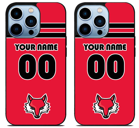 Custom Personalized Marist Red Foxes iPhone 15 Pro | iPhone 15 Pro Max Case