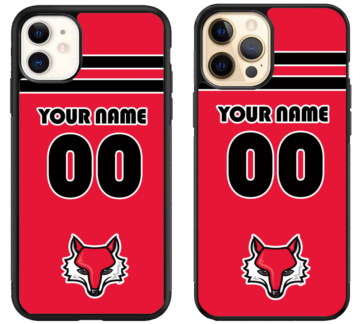 Custom Personalized Marist Red Foxes iPhone 12 | 12 Mini | 12 Pro | 12 Pro Max Case