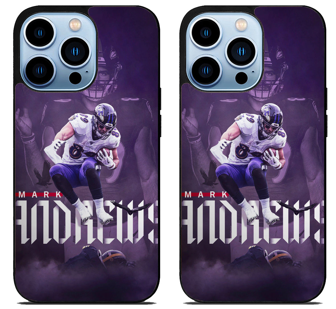 Mark Andrews Baltimore Ravens Background iPhone 15 Pro | iPhone 15 Pro Max Case