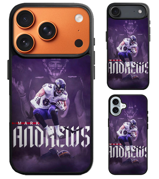Mark Andrews Baltimore Ravens Background iPhone Air | iPhone 17 | 17 Pro | 17 Pro Max Case