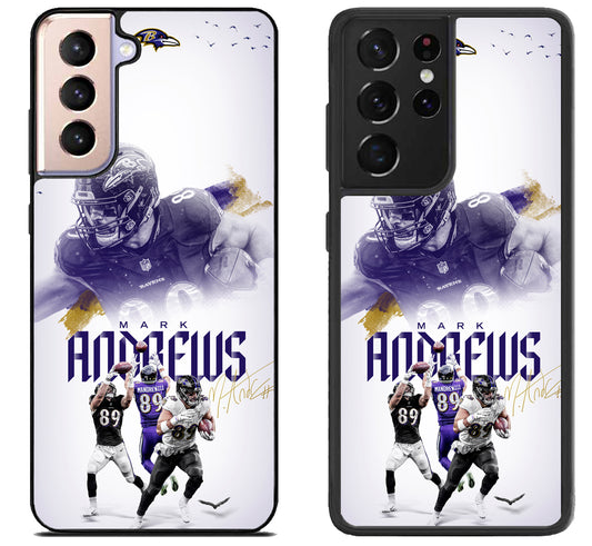 Mark Andrews Baltimore Ravens Collage Samsung Galaxy S21 | S21 FE | S21+ | S21 Ultra Case