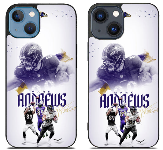 Mark Andrews Baltimore Ravens Signature Collage iPhone 15 | iPhone 15 Plus Case