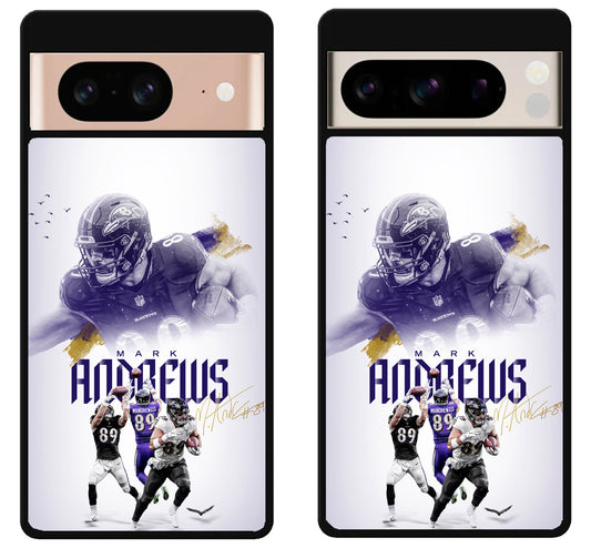 Mark Andrews Baltimore Ravens Signature Collage Google Pixel 8 | 8 Pro Case
