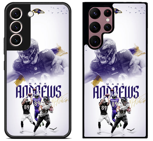 Mark Andrews Baltimore Ravens Signature Collage Samsung Galaxy S22 | S22+ | S22 Ultra Case