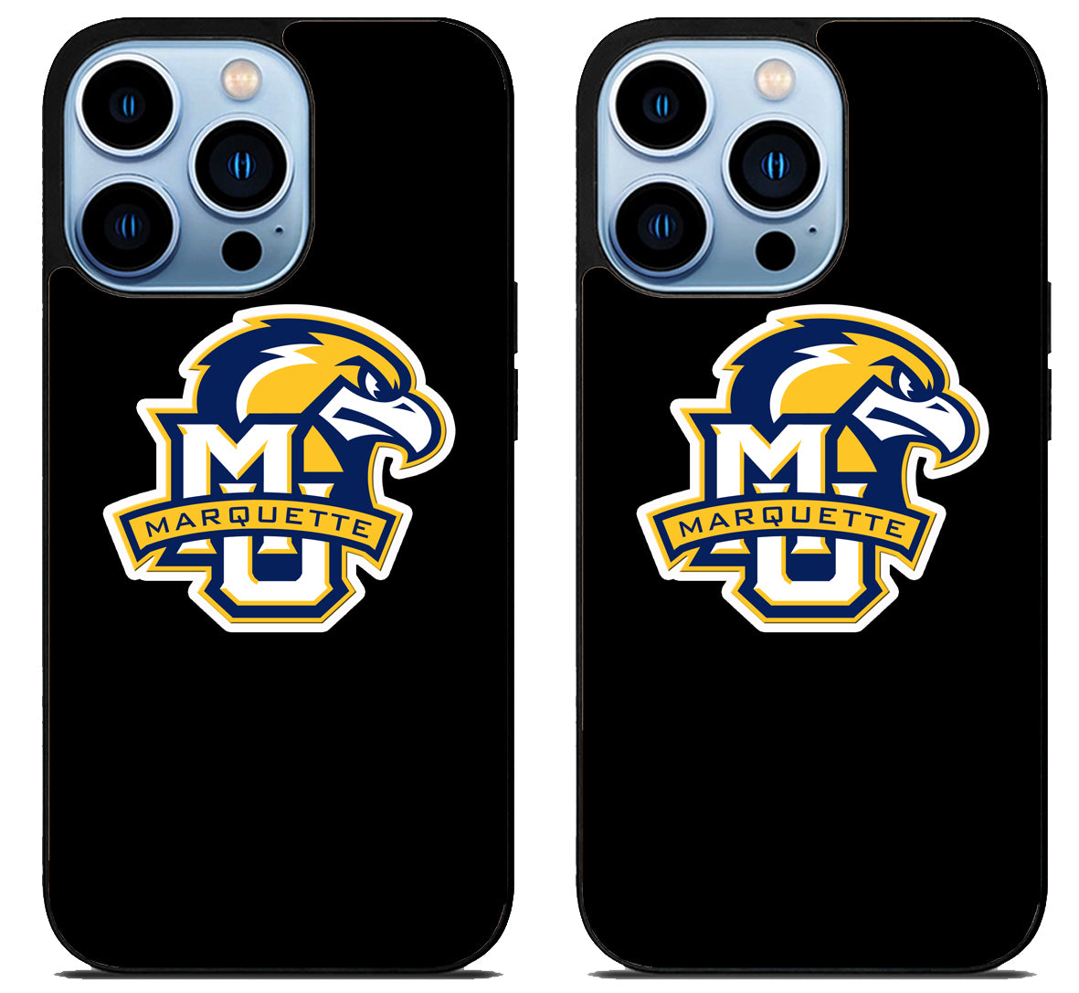 Marquette Golden Eagles Black iPhone 15 Pro | iPhone 15 Pro Max Case