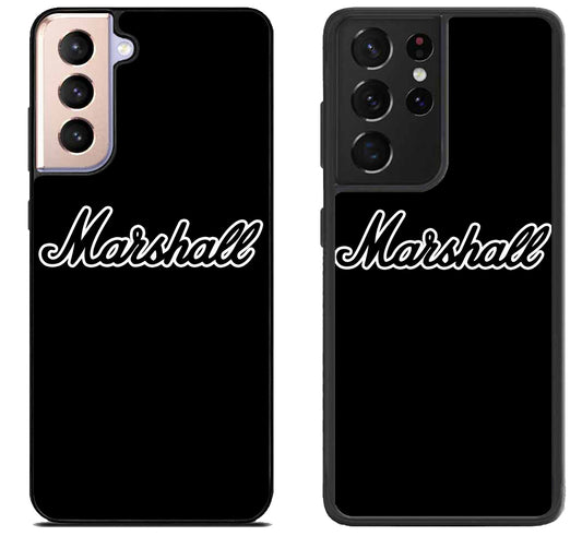 Marshall Black Logo Samsung Galaxy S21 | S21 FE | S21+ | S21 Ultra Case