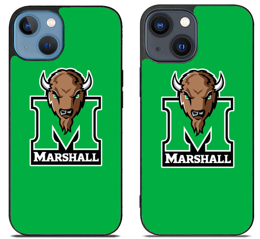 Marshall Thundering Herd Green iPhone 15 | iPhone 15 Plus Case