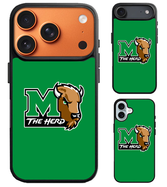 Marshall Thundering Herd Logo iPhone Air | iPhone 17 | 17 Pro | 17 Pro Max Case