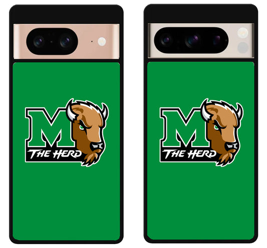 Marshall Thundering Herd Logo Google Pixel 8 | 8 Pro Case