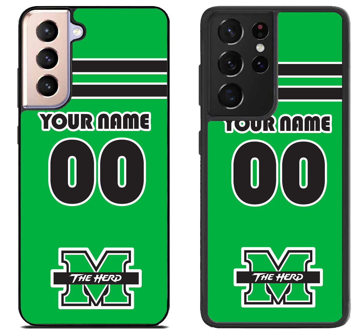 Custom Personalized Marshall Thundering Herd Samsung Galaxy S21 | S21 FE | S21+ | S21 Ultra Case
