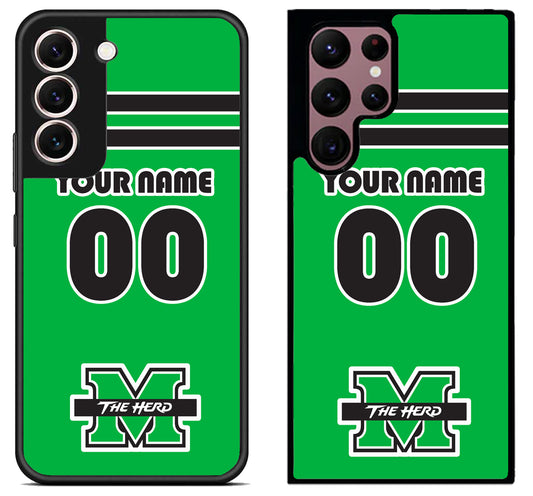 Custom Personalized Marshall Thundering Herd Samsung Galaxy S22 | S22+ | S22 Ultra Case