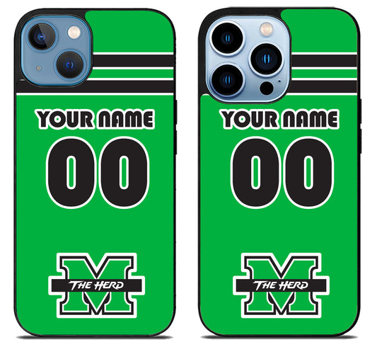 Custom Personalized Marshall Thundering Herd iPhone 13 | 13 Mini | 13 Pro | 13 Pro Max Case
