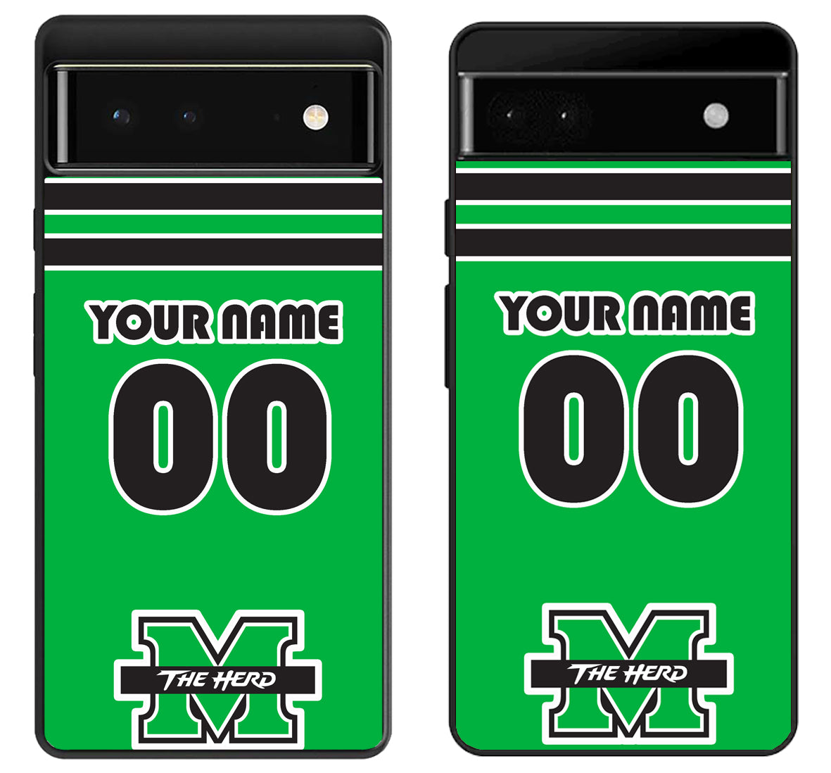 Custom Personalized Marshall Thundering Herd Google Pixel 6 | 6A | 6 Pro Case