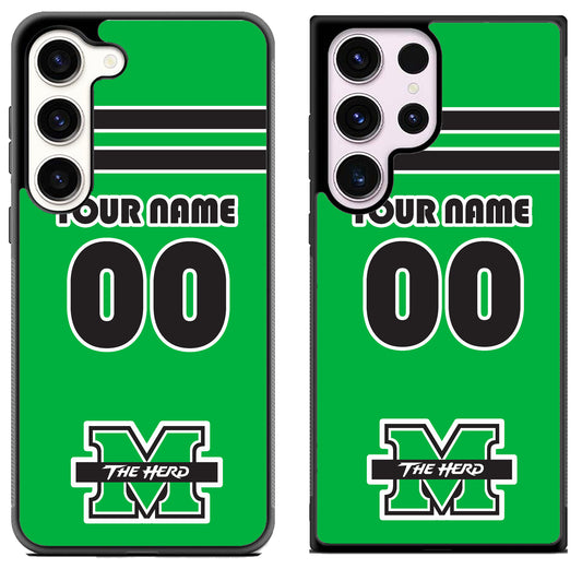 Custom Personalized Marshall Thundering Herd Samsung Galaxy S23 | S23+ | S23 Ultra Case