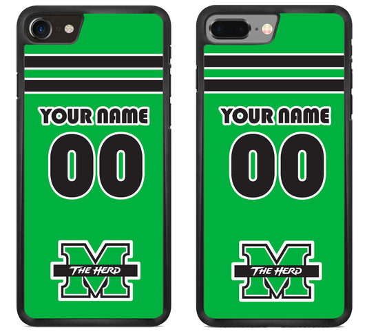 Custom Personalized Marshall Thundering Herd iPhone 8 | 8 Plus Case